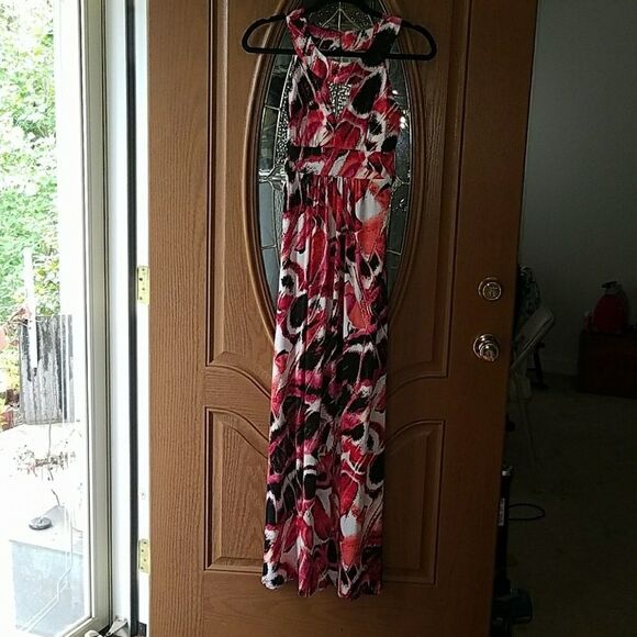 Bisou Bisou printed maxi dress Sz 4. - Picture 1 of 7